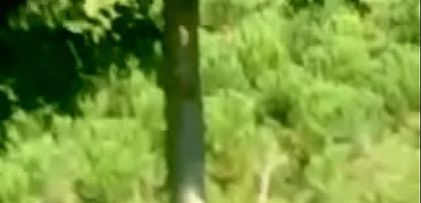  Wife Creampied by Stranger Blindfolded Tied To A Tree